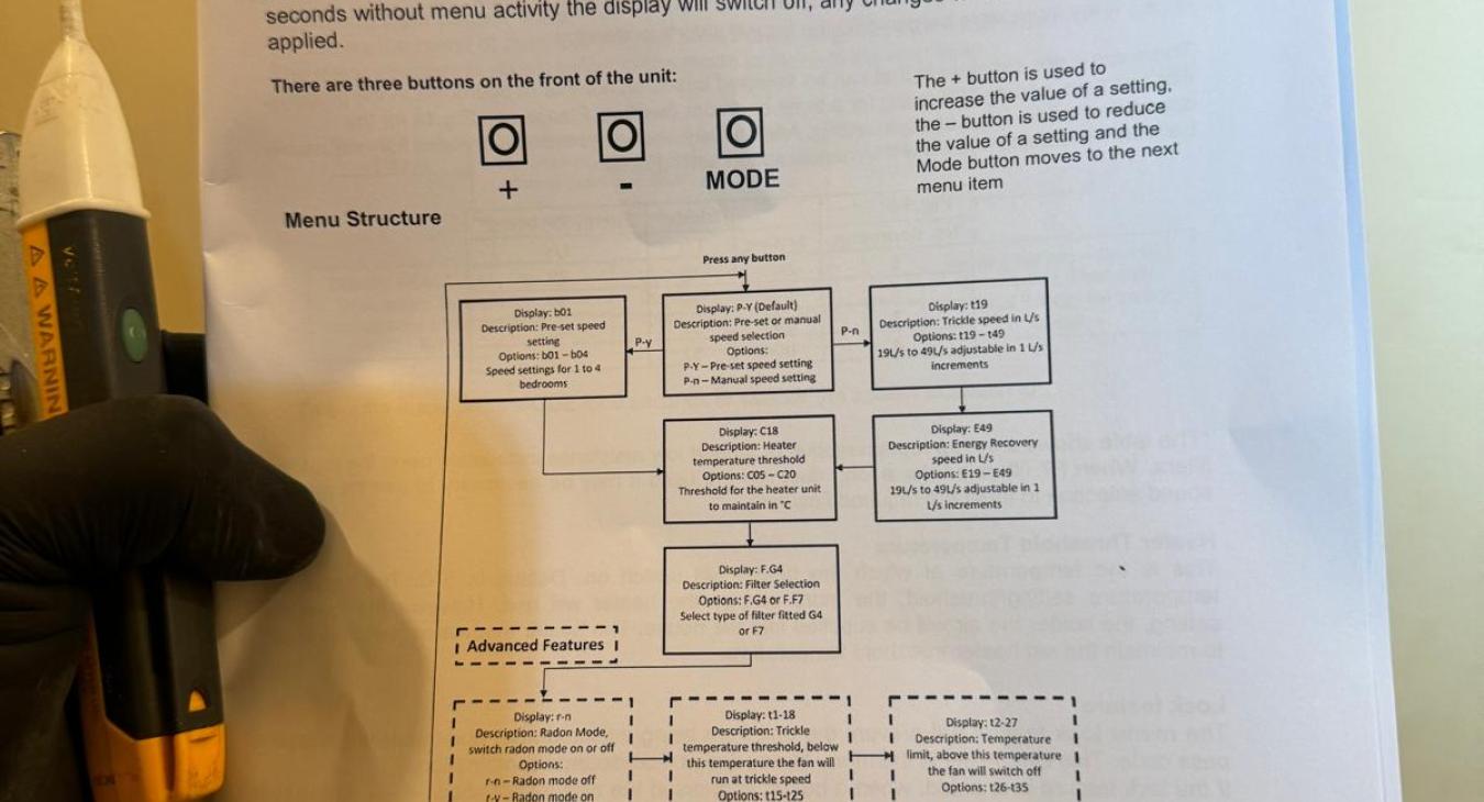 Positive Input Ventilation PIV Unit installation guide