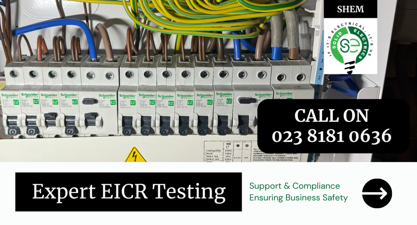 Unlock premium electrical safety with our Expert EICR Testing Services in Southampton. Ensure your business's compliance and safety with top-tier inspections. Call 023 8181 0636 now!