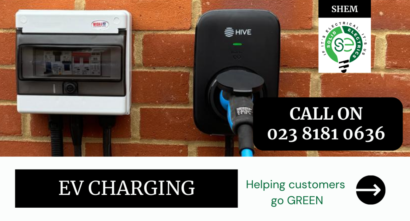 Ev charger installation Southampton, Winchester, Eastleigh