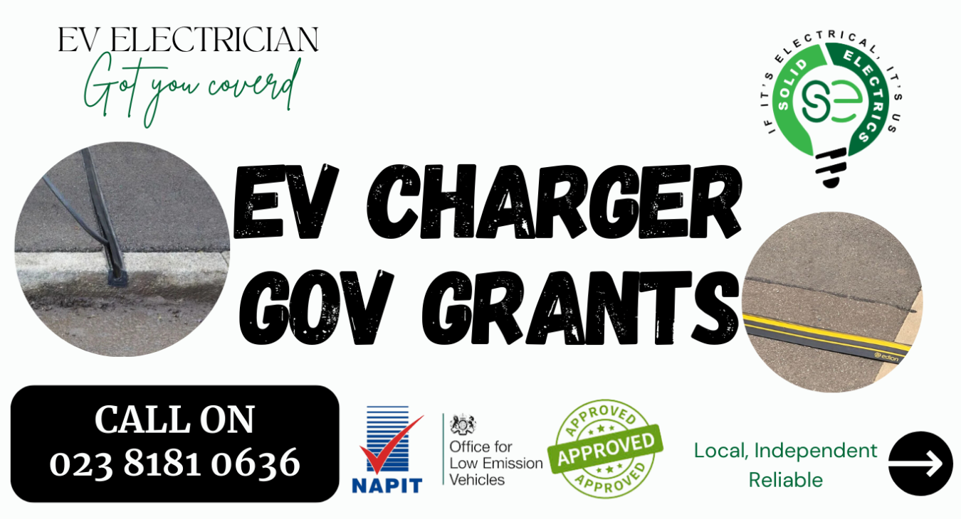 EV Charger cross pavement gov grant answered by aproved installer